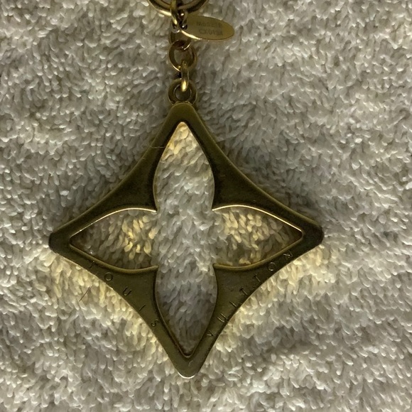 Louis Vuitton Portocre Puzzle Charm Keychain in Goldtone Metal (5.1in) - Picture 6 of 7
